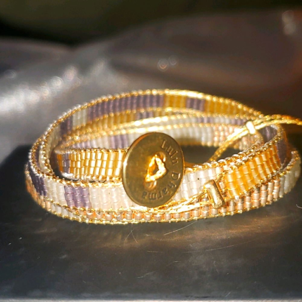 LULUDHARMA,  WRAP, BRACELET, SEED BEAD